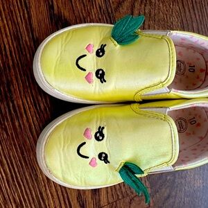 Wonder Nation Yellow and Green Lemon Sneakers